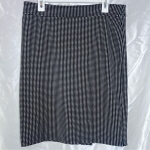 2/$10 H&M Black & White Grid Pattern Skirt | Size L | Classic Checkered Print